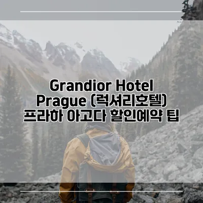 Grandior Hotel Prague (럭셔리호텔) 프라하 아고다 할인예약 팁