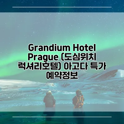 Grandium Hotel Prague (도심위치 럭셔리호텔) 아고다 특가 예약정보