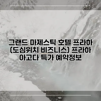 그랜드 마제스틱 호텔 프라하 (도심위치 비즈니스) 프라하 아고다 특가 예약정보