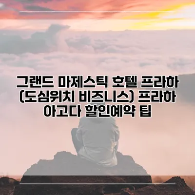 그랜드 마제스틱 호텔 프라하 (도심위치 비즈니스) 프라하 아고다 할인예약 팁