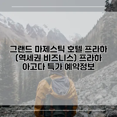 그랜드 마제스틱 호텔 프라하 (역세권 비즈니스) 프라하 아고다 특가 예약정보