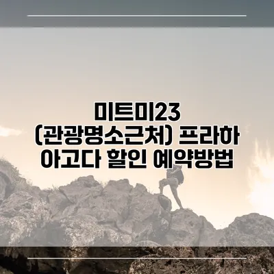 미트미23 (관광명소근처) 프라하 아고다 할인 예약방법