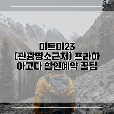 미트미23 (관광명소근처) 프라하 아고다 할인예약 꿀팁
