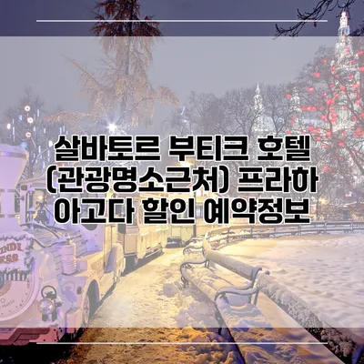 살바토르 부티크 호텔 (관광명소근처) 프라하 아고다 할인 예약정보