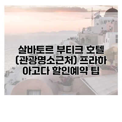 살바토르 부티크 호텔 (관광명소근처) 프라하 아고다 할인예약 팁