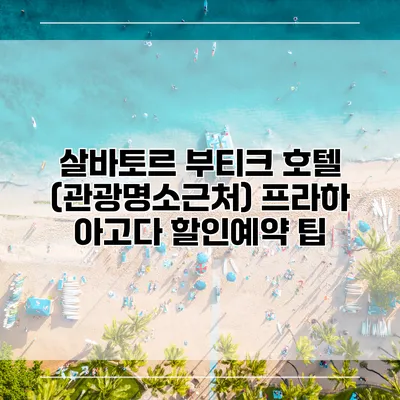 살바토르 부티크 호텔 (관광명소근처) 프라하 아고다 할인예약 팁