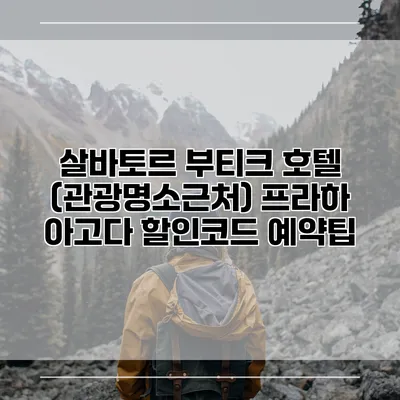 살바토르 부티크 호텔 (관광명소근처) 프라하 아고다 할인코드 예약팁