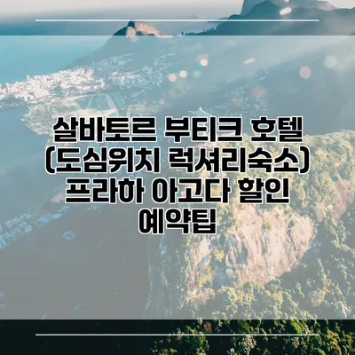 살바토르 부티크 호텔 (도심위치 럭셔리숙소) 프라하 아고다 할인 예약팁