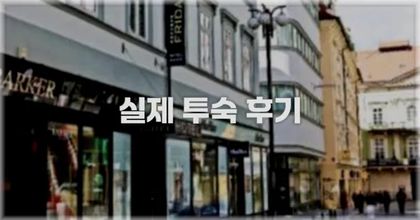 💬 실제 투숙 후기