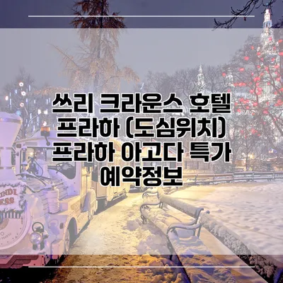 쓰리 크라운스 호텔 프라하 (도심위치) 프라하 아고다 특가 예약정보