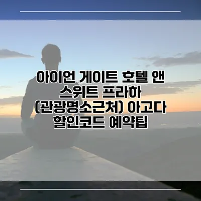 아이언 게이트 호텔 앤 스위트 프라하 (관광명소근처) 아고다 할인코드 예약팁