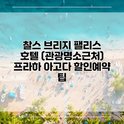 찰스 브리지 팰리스 호텔 (관광명소근처) 프라하 아고다 할인예약 팁