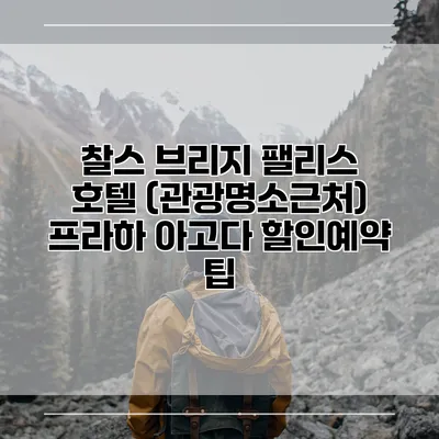찰스 브리지 팰리스 호텔 (관광명소근처) 프라하 아고다 할인예약 팁
