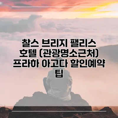 찰스 브리지 팰리스 호텔 (관광명소근처) 프라하 아고다 할인예약 팁