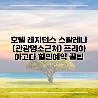 호텔 레지던스 스팔레나 (관광명소근처) 프라하 아고다 할인예약 꿀팁