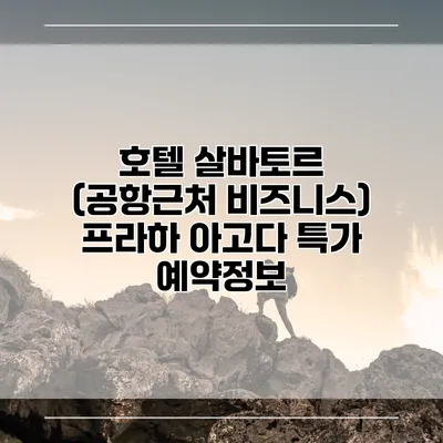호텔 살바토르 (공항근처 비즈니스) 프라하 아고다 특가 예약정보