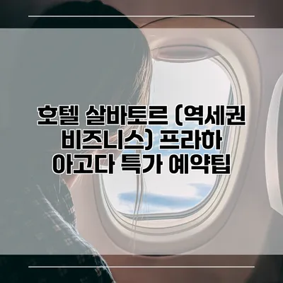 호텔 살바토르 (역세권 비즈니스) 프라하 아고다 특가 예약팁