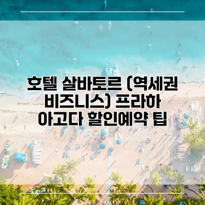 호텔 살바토르 (역세권 비즈니스) 프라하 아고다 할인예약 팁