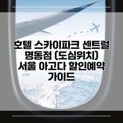 호텔 스카이파크 센트럴 명동점 (도심위치) 서울 아고다 할인예약 가이드