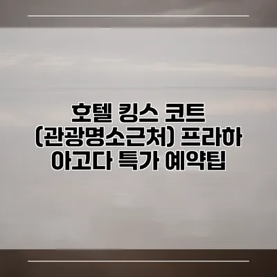 호텔 킹스 코트 (관광명소근처) 프라하 아고다 특가 예약팁