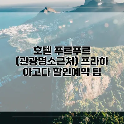 호텔 푸르푸르 (관광명소근처) 프라하 아고다 할인예약 팁