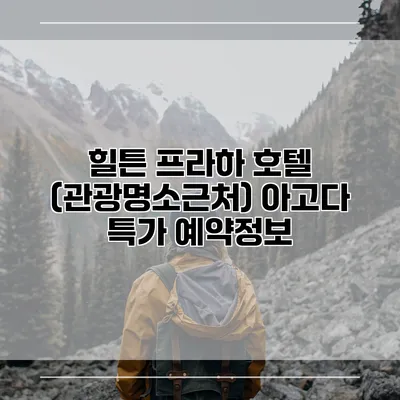 힐튼 프라하 호텔 (관광명소근처) 아고다 특가 예약정보