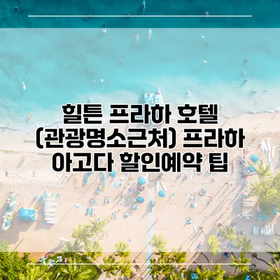 힐튼 프라하 호텔 (관광명소근처) 프라하 아고다 할인예약 팁