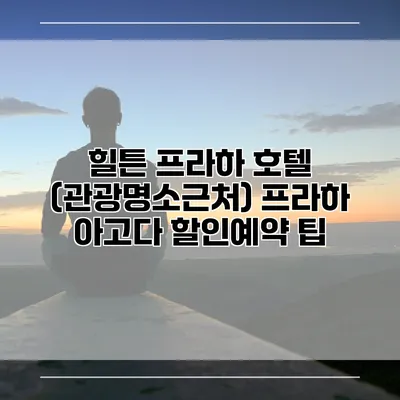 힐튼 프라하 호텔 (관광명소근처) 프라하 아고다 할인예약 팁