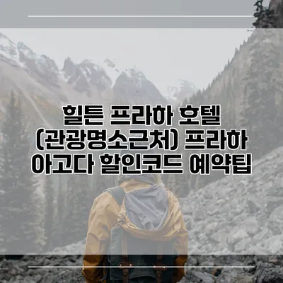 힐튼 프라하 호텔 (관광명소근처) 프라하 아고다 할인코드 예약팁