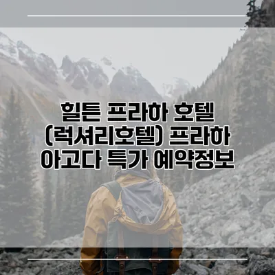 힐튼 프라하 호텔 (럭셔리호텔) 프라하 아고다 특가 예약정보