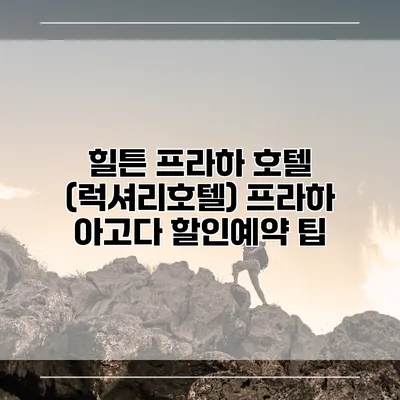 힐튼 프라하 호텔 (럭셔리호텔) 프라하 아고다 할인예약 팁