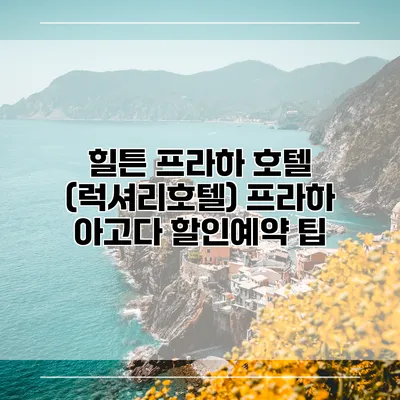 힐튼 프라하 호텔 (럭셔리호텔) 프라하 아고다 할인예약 팁