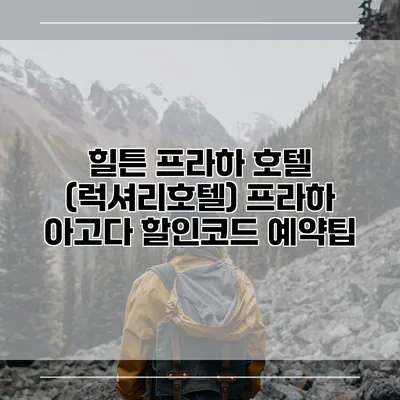 힐튼 프라하 호텔 (럭셔리호텔) 프라하 아고다 할인코드 예약팁